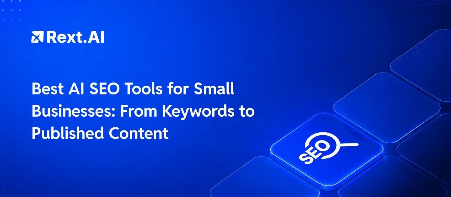 Best AI SEO Tools for Small Businesses: From Keywords to Published Content - Blog Post Cover Best AI SEO tools for small businesses from keyword research and content creation to optimization and published content