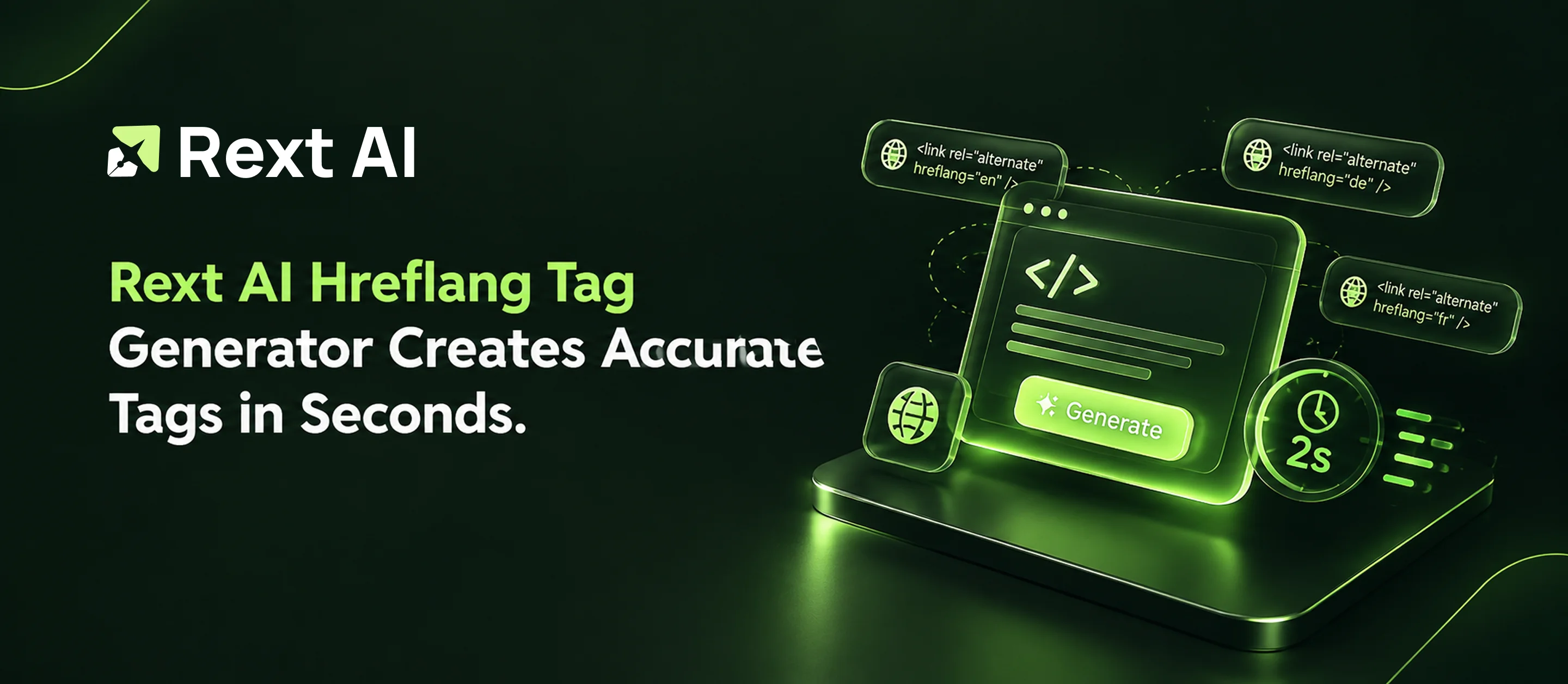 Rext AI Hreflang Tag Generator Creates Accurate Tags in Seconds Rext AI Hreflang Tag Generator Creates Accurate Tags in Seconds