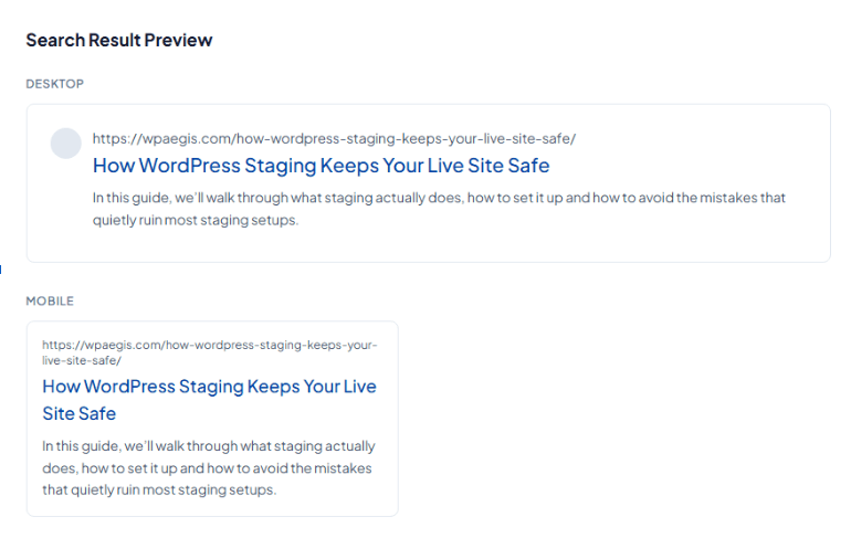 How WordPress Staging Keeps Your Live Site Safe
