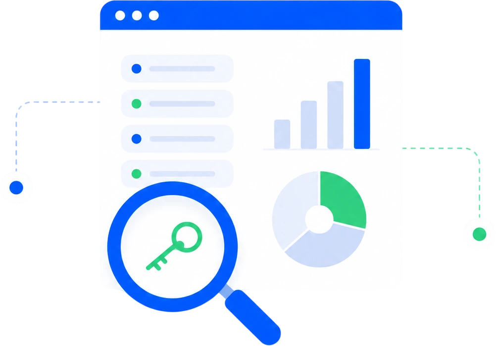 Deep Keyword Analysis - RextAI Feature Interface Deep Keyword Analysis Interface