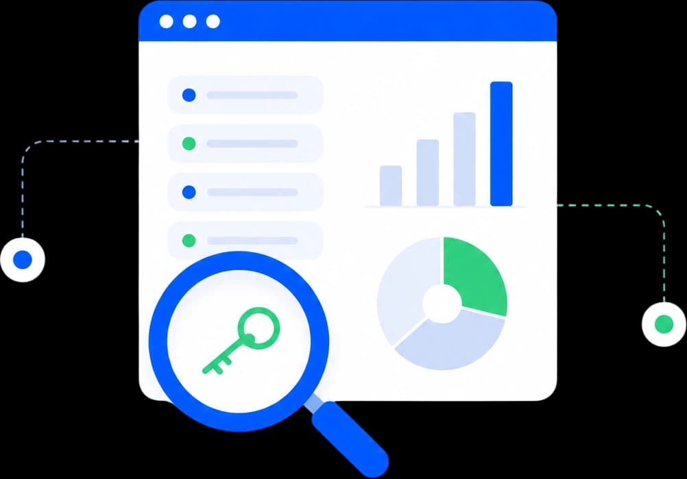 Deep Keyword <br> <span class="text-primary">Analysis </span> Feature Overview Deep Keyword