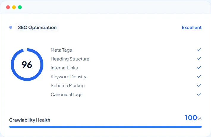 Perfect On-Page <br> <span class="text-primary">SEO</span> - REXT Feature Interface Perfect On-Page <br> <span class="text-primary">SEO</span> Interface