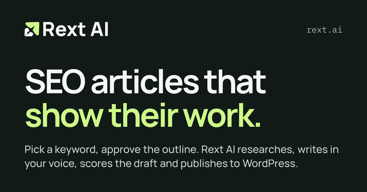 Rext AI visual